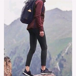 Athleta Wander Stash Skinny Pants Black Size 8 Hiking Work Travel Fun Cute!‎